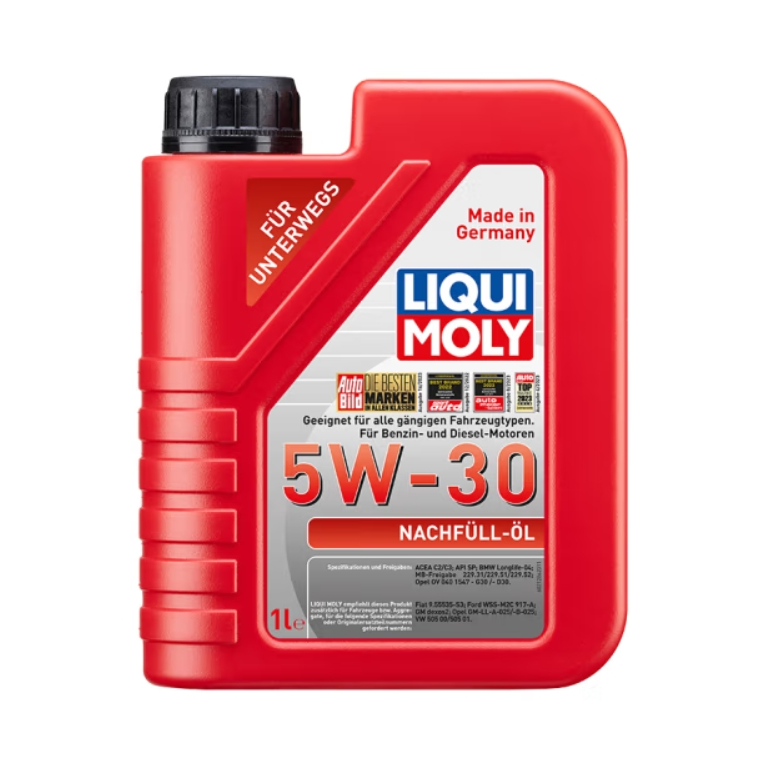 推荐商品：LIQUI MOLY/力魔 Top-up多用补充系列 5W-30 SP 抗磨 机油