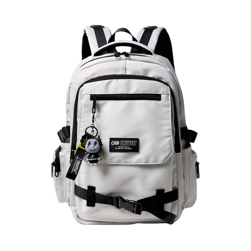 推荐商品：truffle 机能休闲大容量初中生大学生户外旅行背包书包双肩包