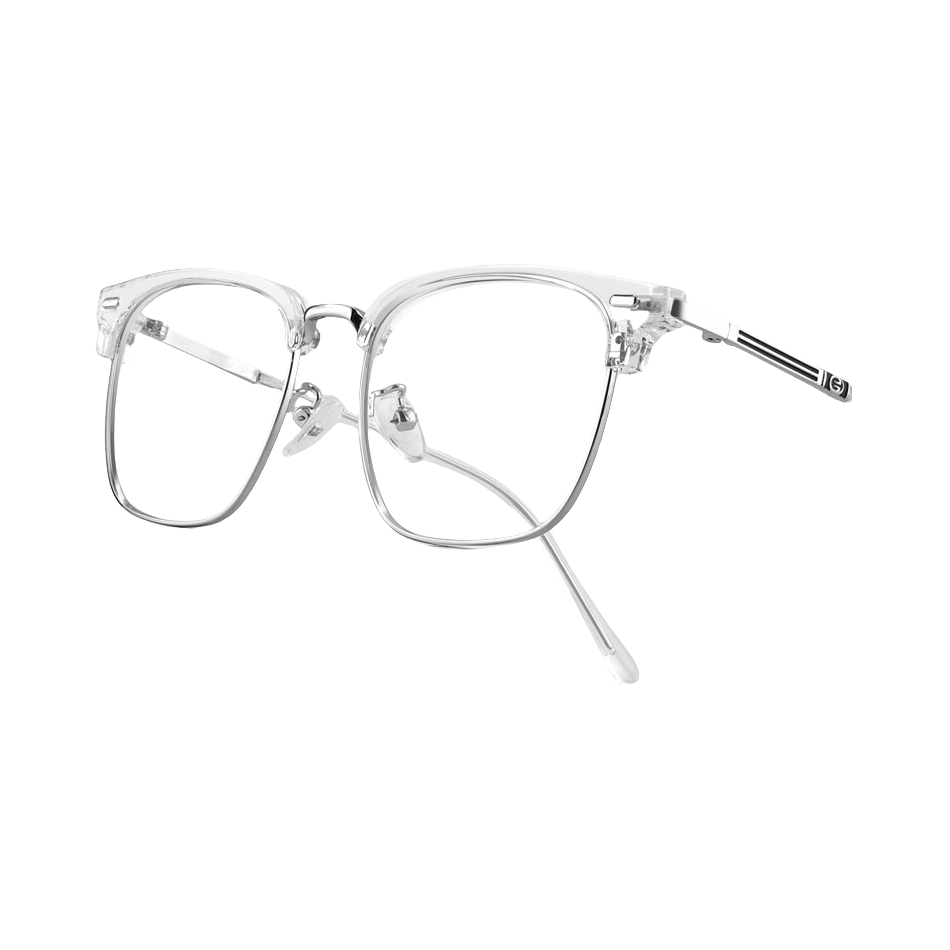 推荐商品：欧拿 防蓝光半框型单镜框眼镜 S1670