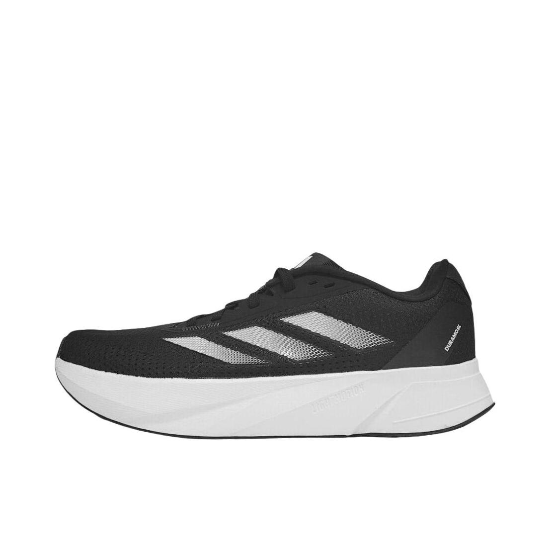 推荐商品：adidas Duramo SL 跑鞋 缓震网面透气训练织物轻运动轻盈回弹 宽版/黑色/白色