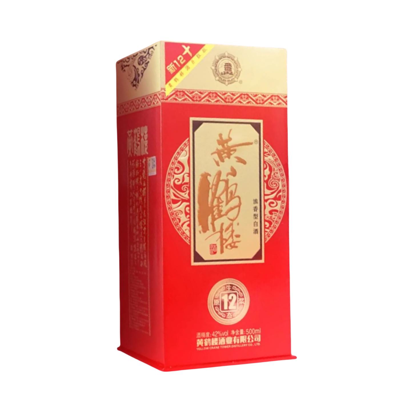 推荐商品：黄鹤楼 生态原浆12 白酒 500ml 42度 盒装