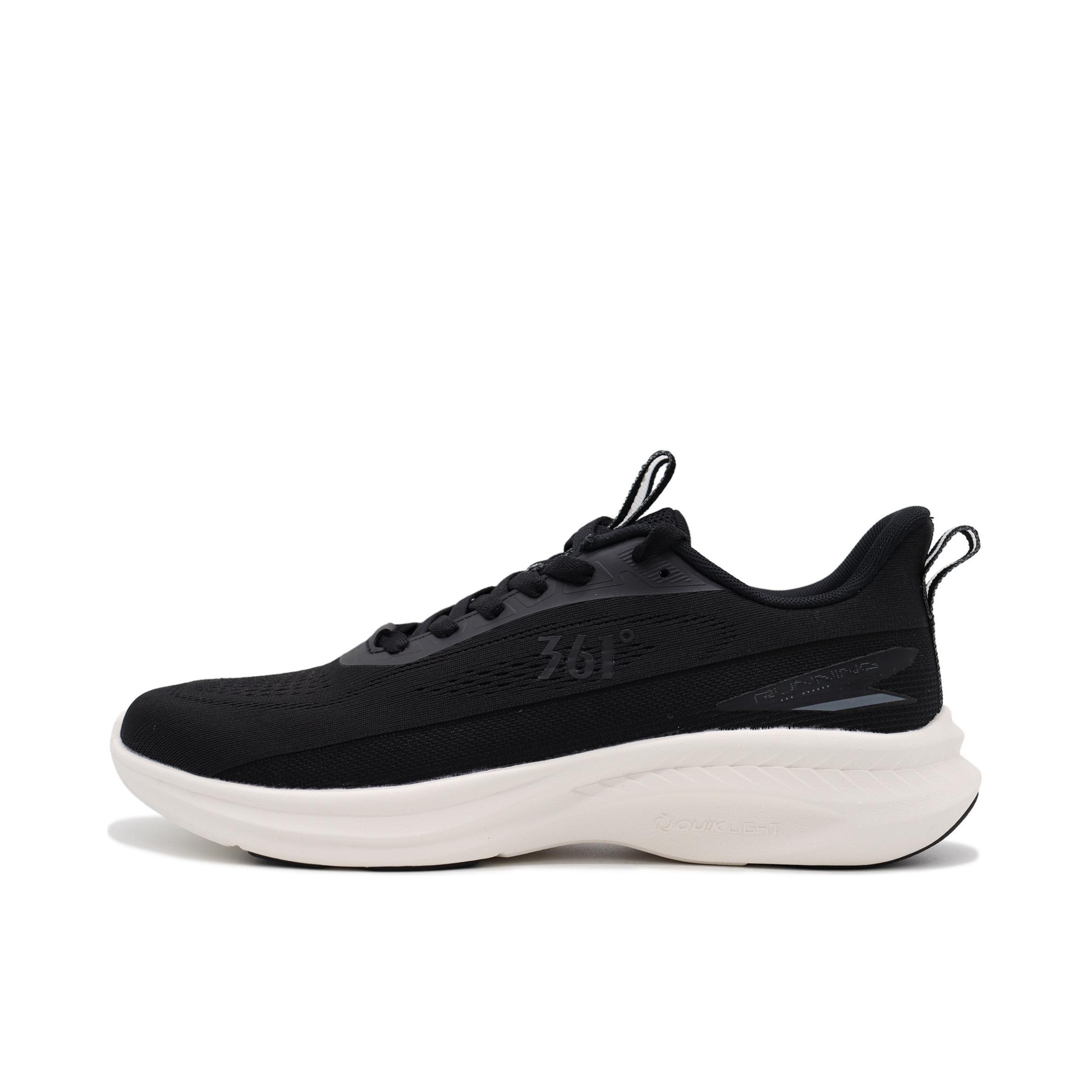 推荐商品：361° 网面透气 减震轻便 防滑耐磨 舒适回弹 百搭复古 时尚 跑鞋 572422231 男款/曜石黑/烟灰
