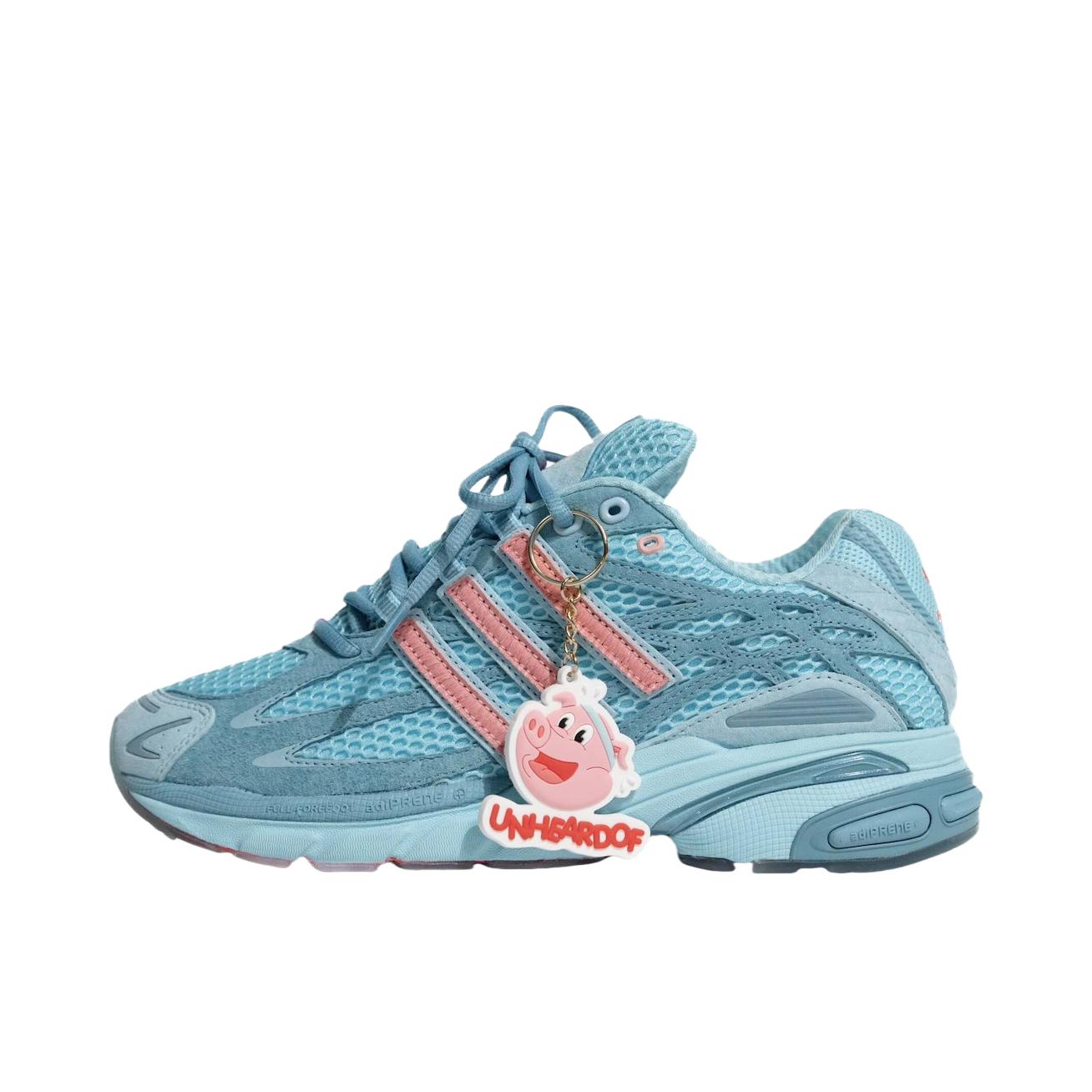 推荐商品：adidas Adistar Cushion 3 跑鞋 织物减震网面透气支撑复古贴合 UNheardof联名/蓝色