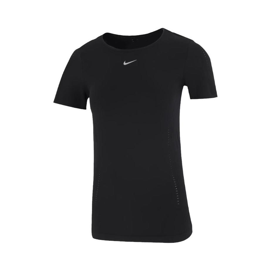 Nike 女装 DRI-FIT ADV AURA 跑步健身圆领上衣运动短袖透气T恤 DD0589