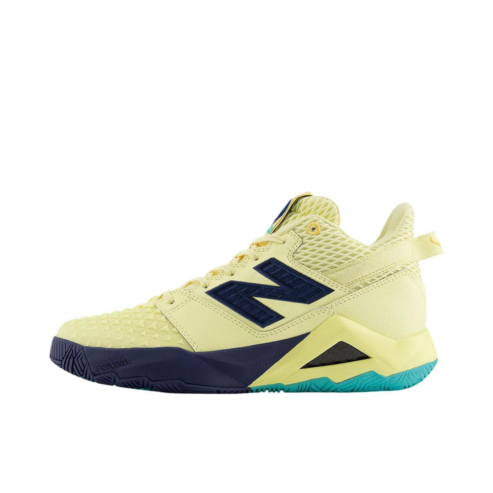 推荐商品：New Balance Coco CG2 防滑 耐磨 中帮 平跟 网球鞋 B宽/女款/黄色