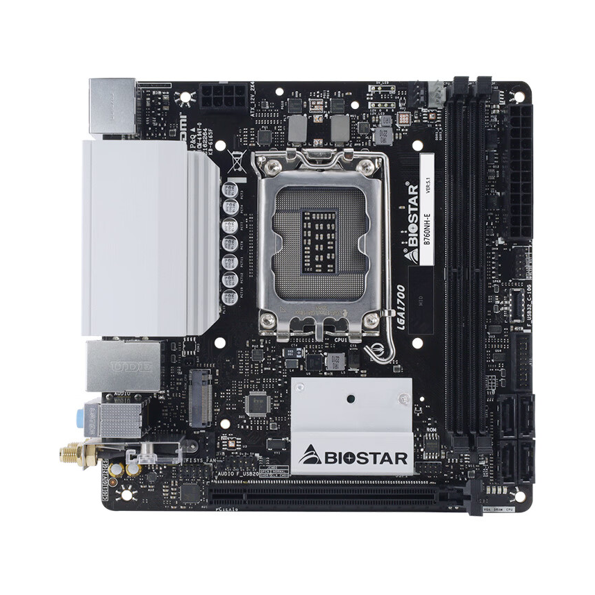 推荐商品：BIOSTAR/映泰 B760M系列芯片组 DDR4/DDR5电脑主板