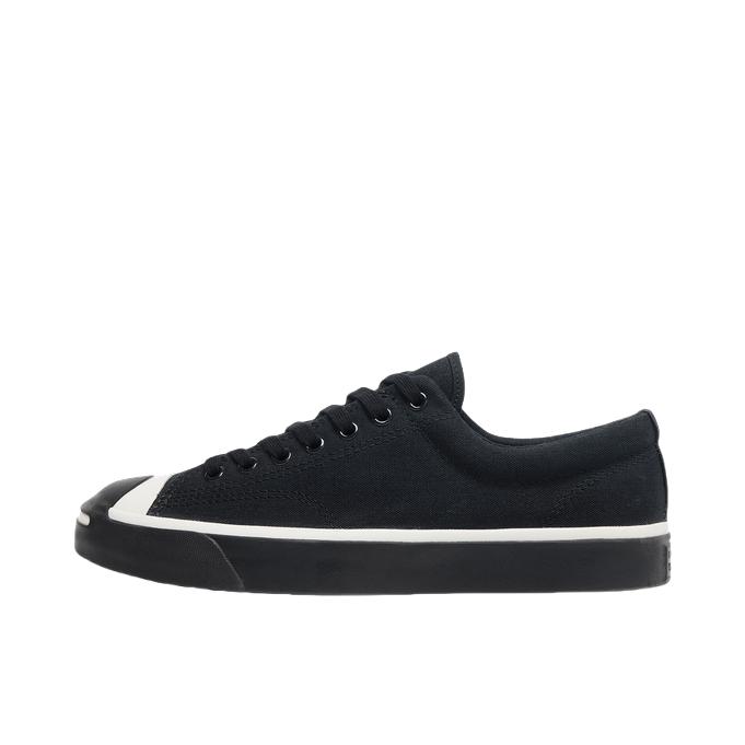 推荐商品：Converse/匡威 Jack Purcell 帆布鞋 圆头防滑耐磨减震轻便复古日常百搭 暗黑色/纯白色