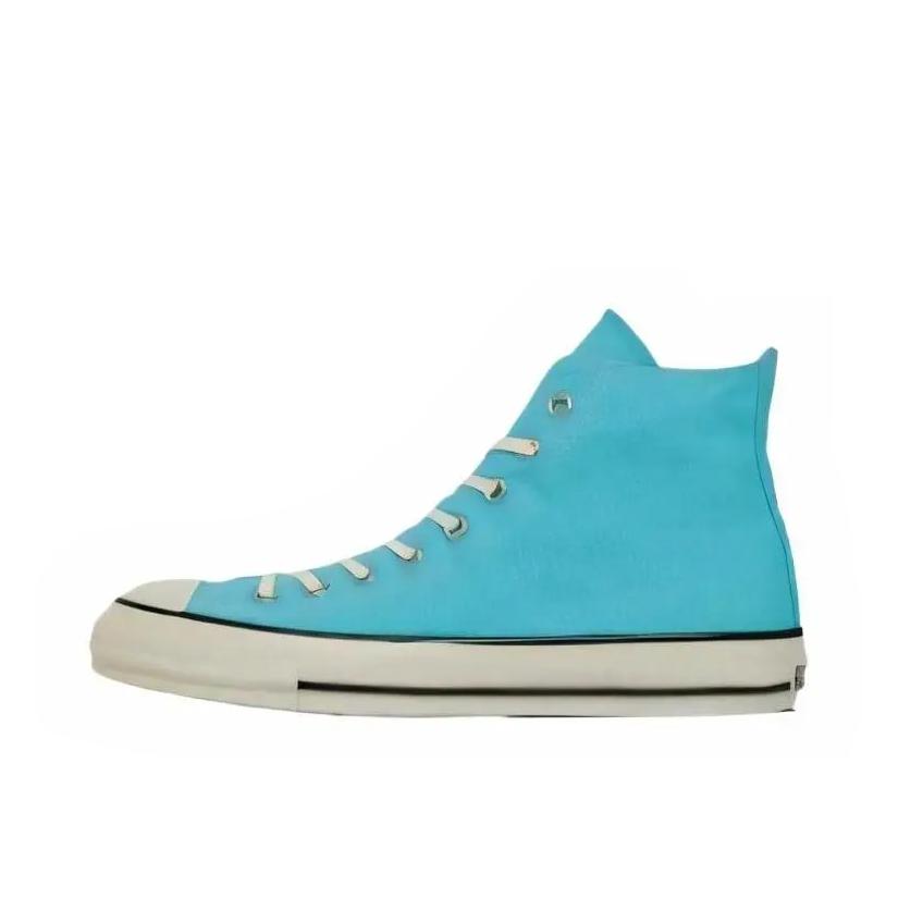 推荐商品：Converse/匡威 All Star Aged 帆布鞋 耐磨圆头橡胶贴合 绿蓝色