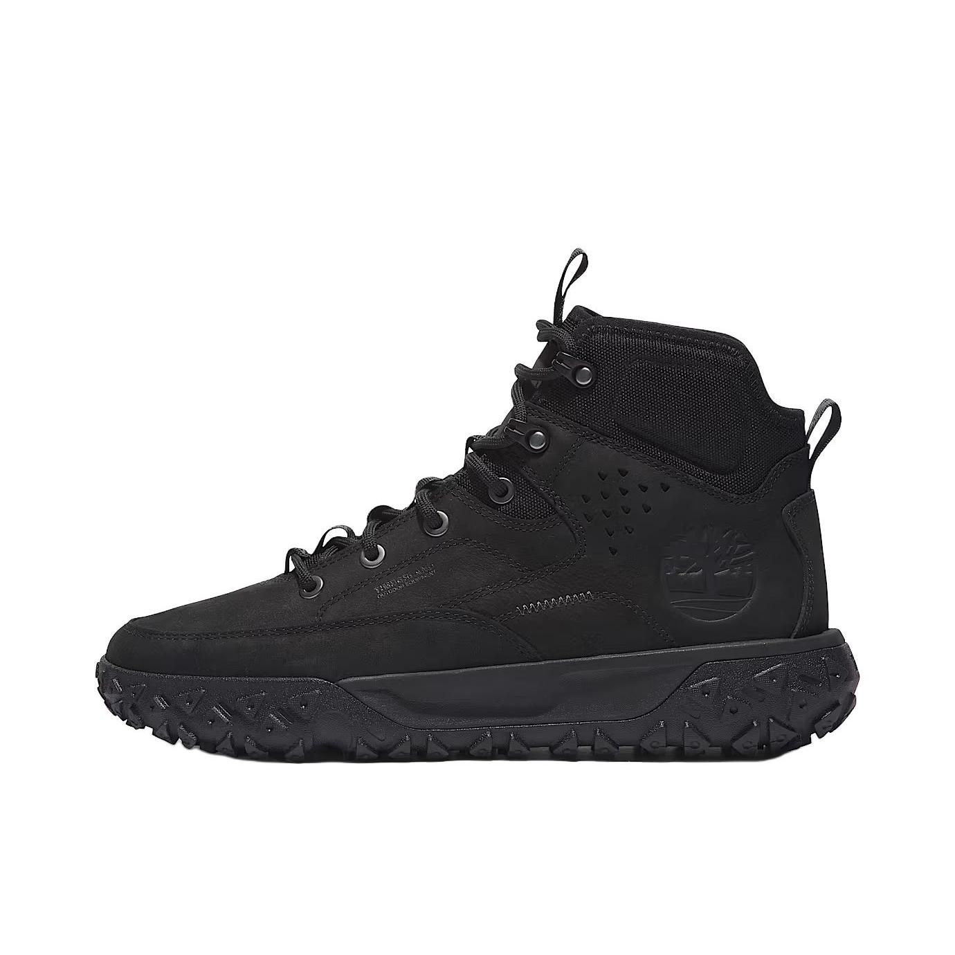 推荐商品：Timberland/添柏岚 Greenstride Motion 防滑 中筒 橡胶 耐磨 户外鞋 A6CWN 黑色
