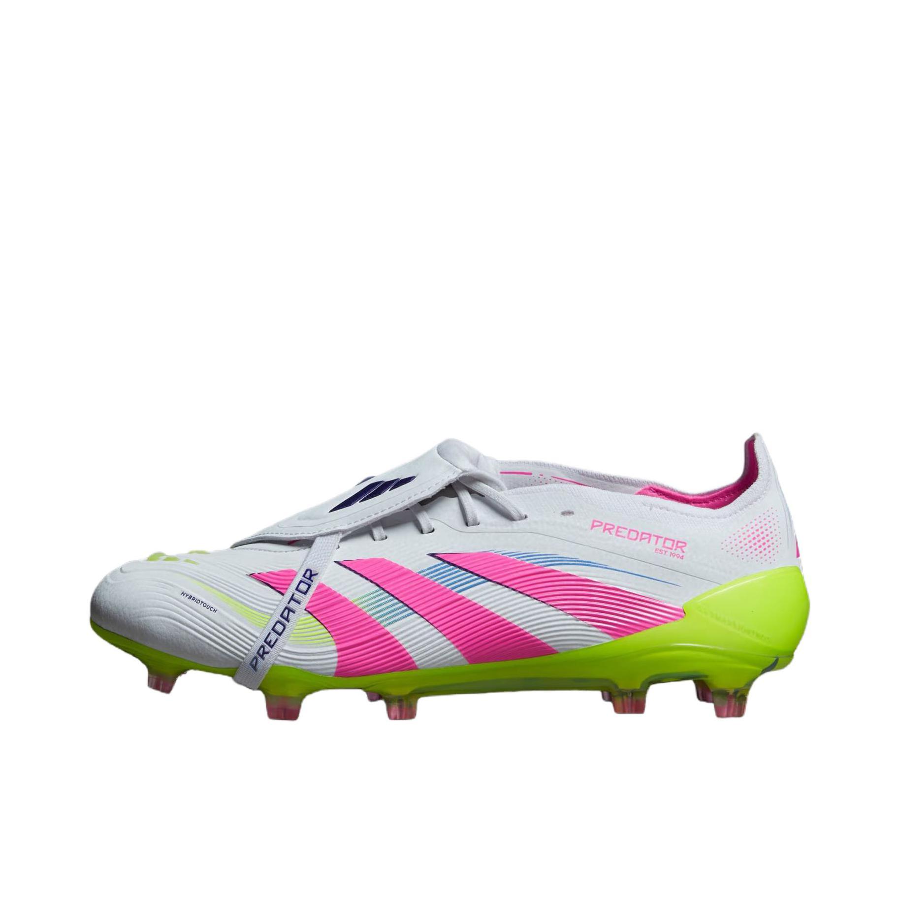 推荐商品：adidas Predator Elite FT FG 猎鹰25 足球鞋 顶级胶质长钉硬天然草场耐用支撑 白色