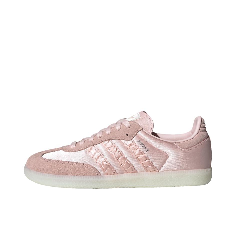推荐商品：adidas Originals Samba OG T头鞋 板鞋 经典复古舒适百搭耐磨合成革圆头薄底贴合 浅粉/白