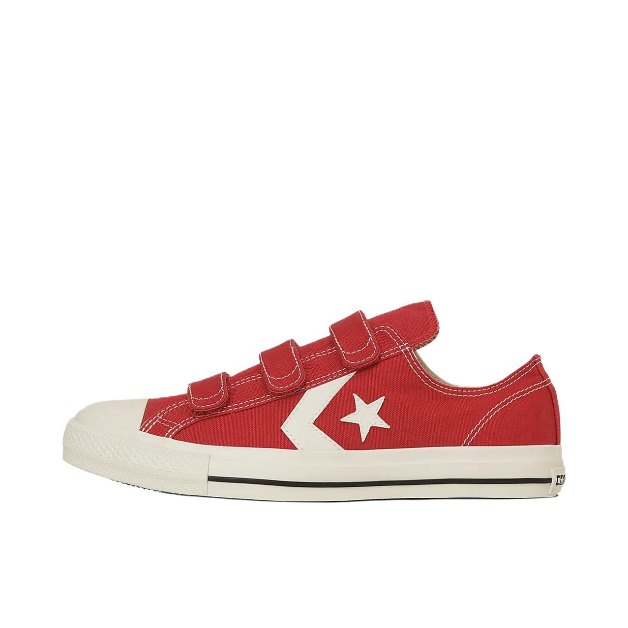 推荐商品：Converse/匡威 CXP V-3 OX 帆布鞋 低帮平跟魔术贴 红色