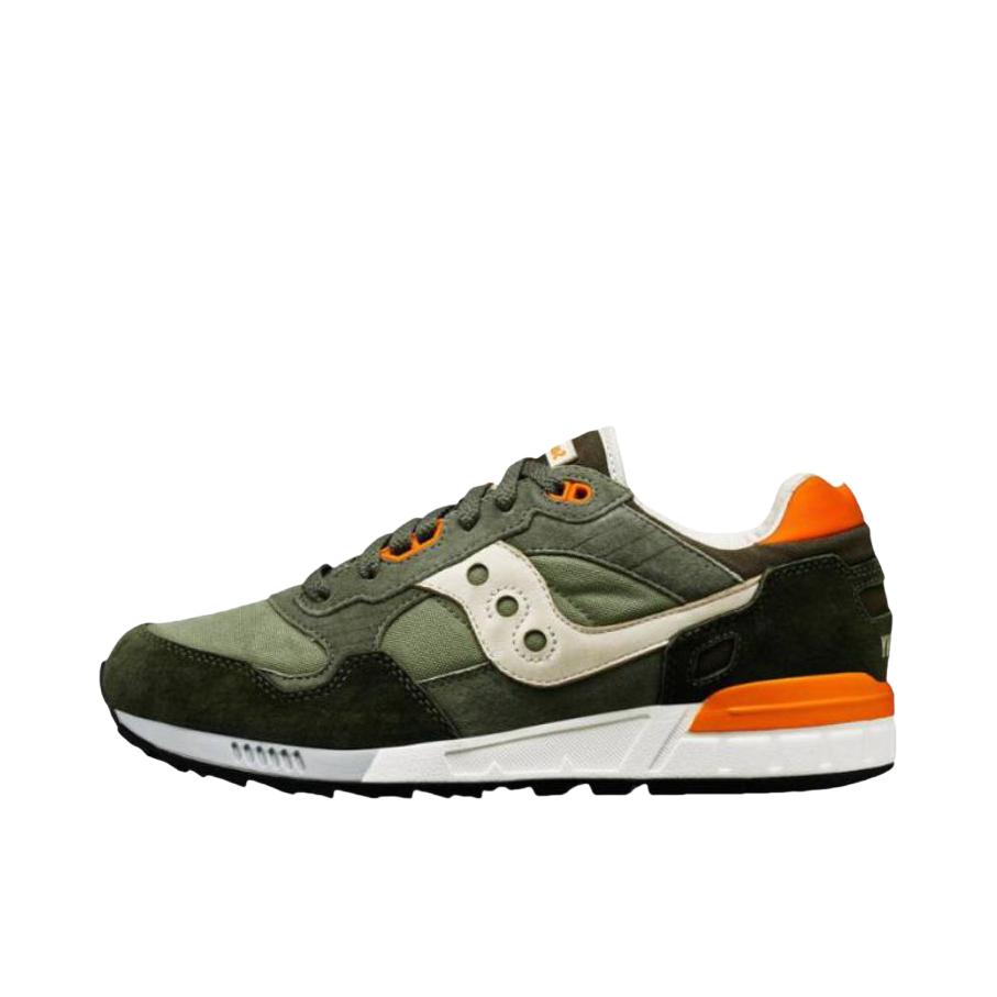 推荐商品：Saucony/索康尼 Shadow 5000 防滑耐磨 经典复古 减震回弹 舒适透气 轻便 运动 防水 低帮 跑鞋 深绿色