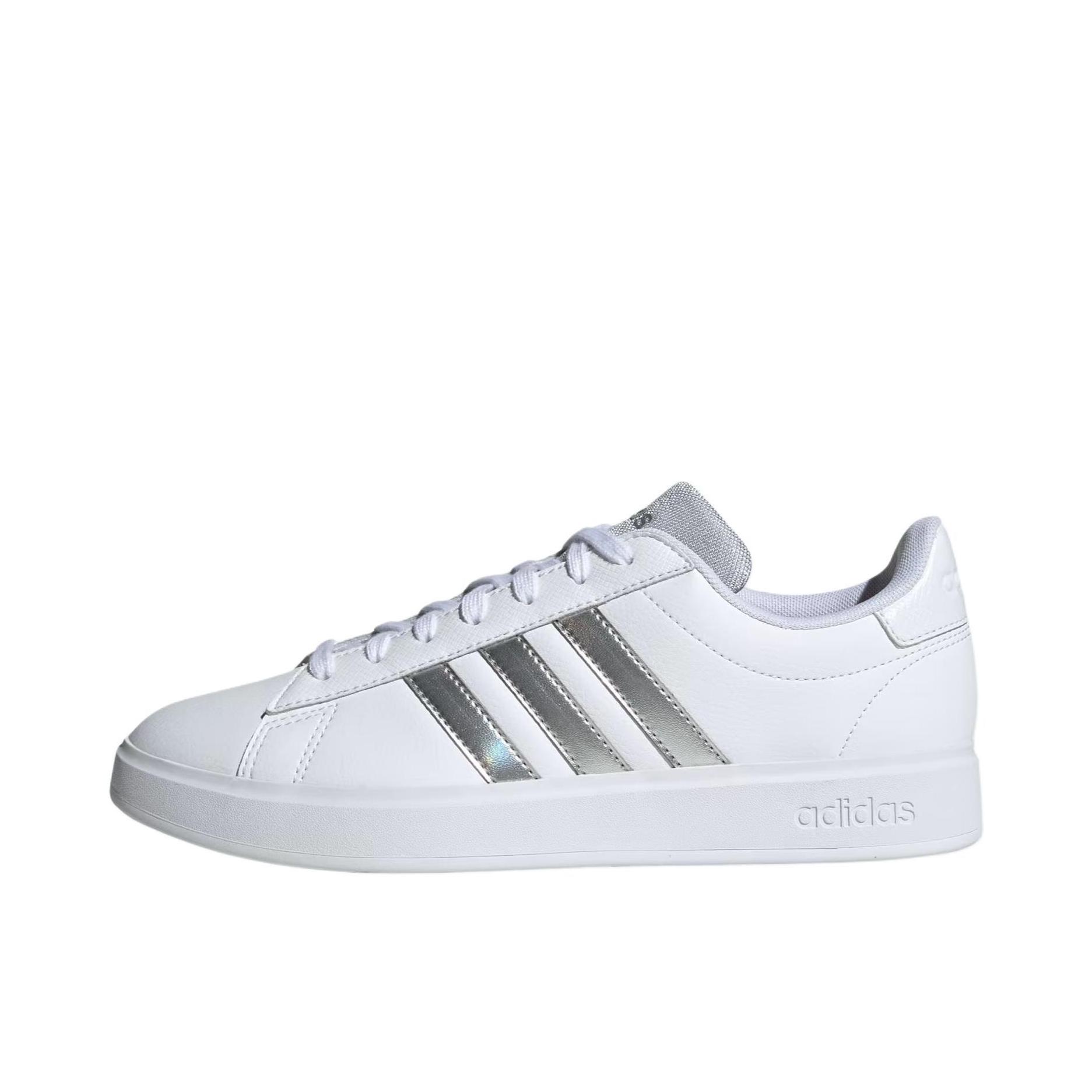 推荐商品：adidas NEO Grand Court 2.0 板鞋 防滑耐磨舒适透气时尚百搭轻运动贴合 女款/帆白色
