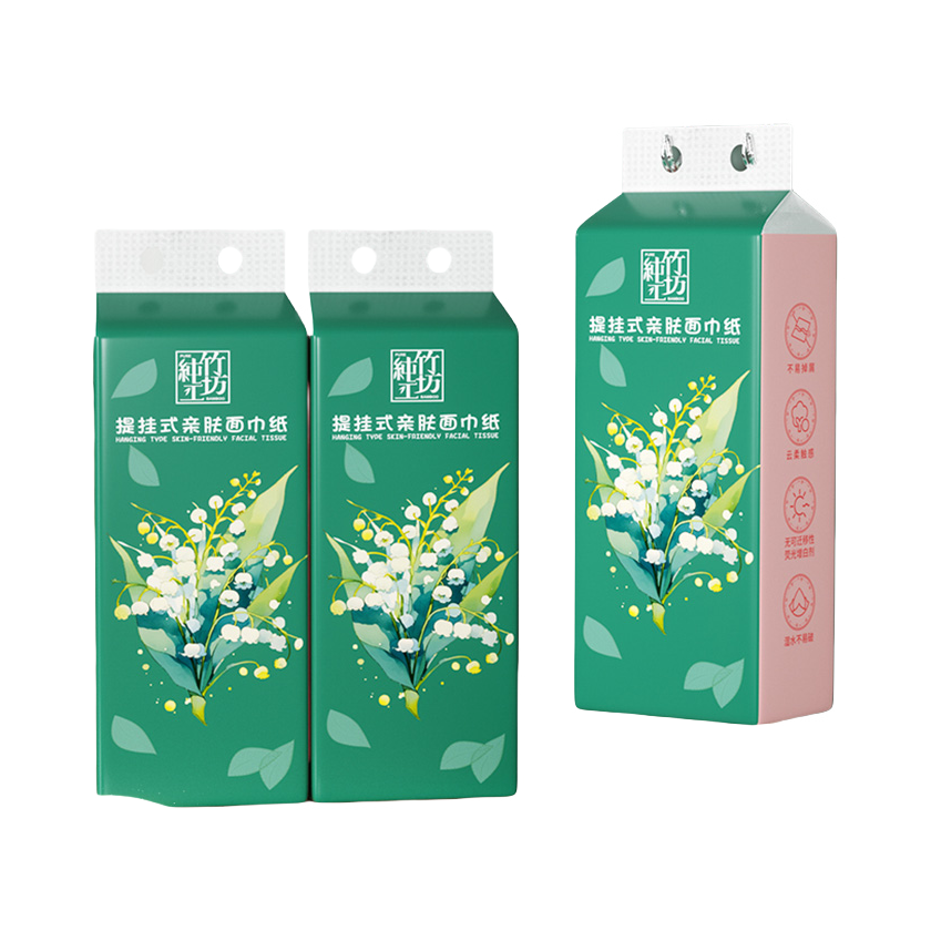 推荐商品：PURE BAMBOO/纯竹工坊 5层 蓝漂悬挂式抽纸巾 122mm*170mm