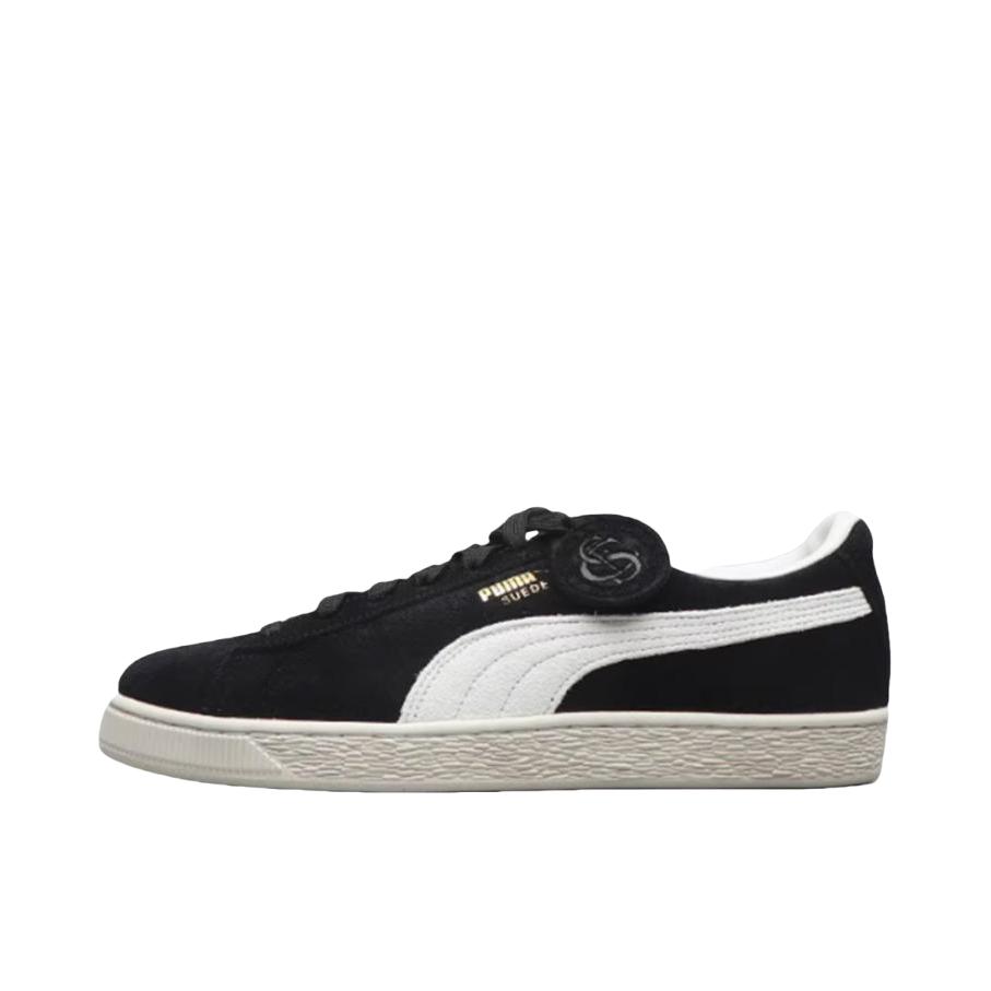 推荐商品：Puma/彪马 Suede Charles F Stead 板鞋 低帮圆头平跟系带复古百搭潮流薄底 黑色