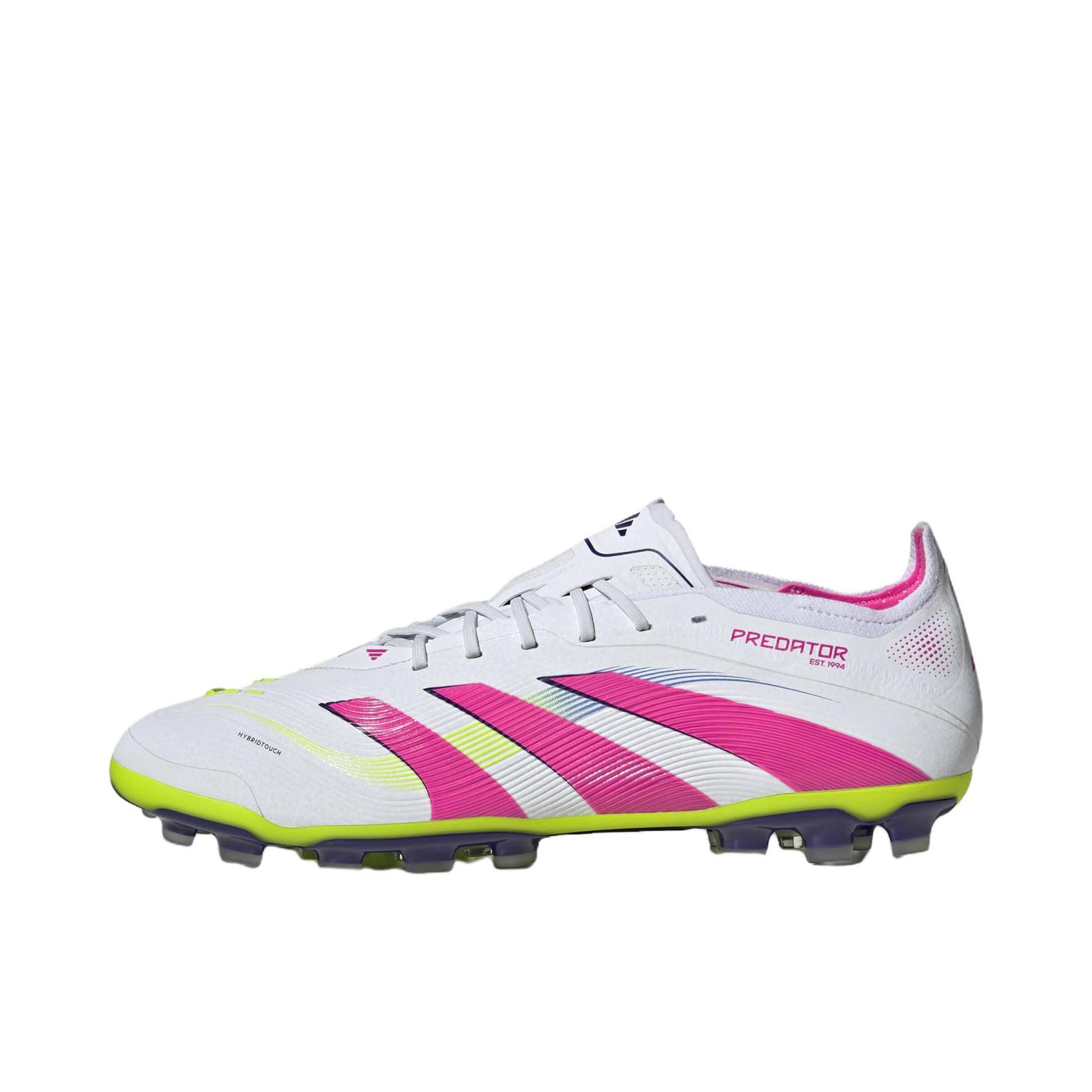 推荐商品：adidas Predator Elite AG 顶级 胶质短钉 软人工草场 防滑耐磨 足球鞋 白色
