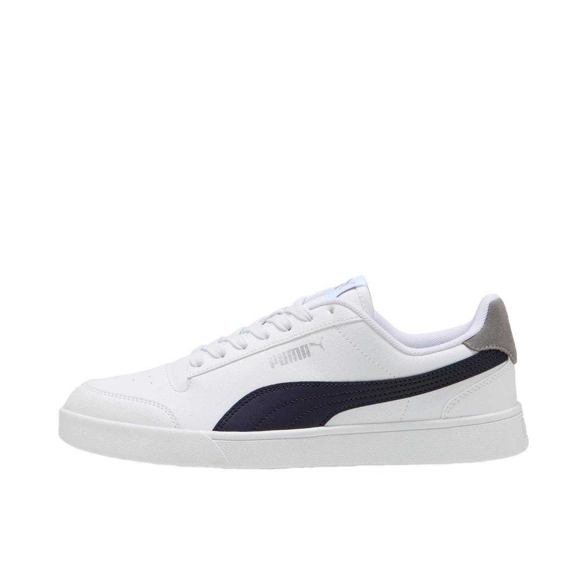 推荐商品：Puma/彪马 Shuffle 小白鞋 板鞋 防滑耐磨舒适轻便时尚百搭复古 白色/麂皮灰