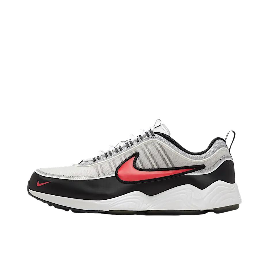 推荐商品：Nike Air Zoom Spiridon 跑鞋 时尚潮流复古防滑耐磨减震轻便织物透气回弹 金属银/黑色/白色