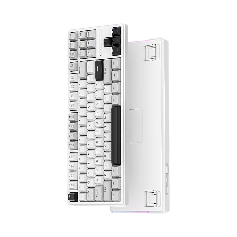 推荐商品：RK R87Pro AI 三模 机械键盘 87键 人体工学 舒适手感 客制化 冰川轴