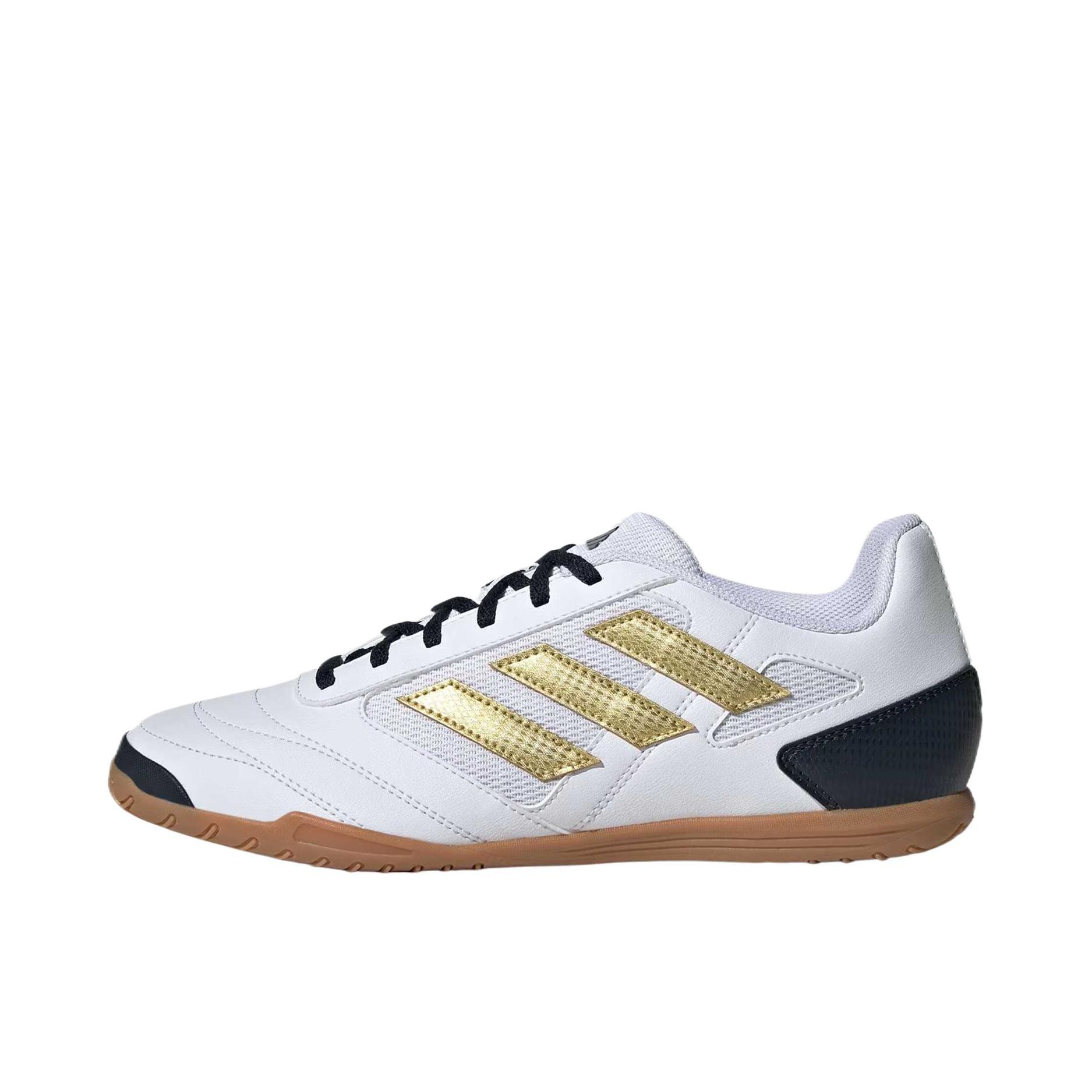 推荐商品：adidas Super Sala 2 IN 入门 平底 室内 足球鞋 白色/金色/黑色