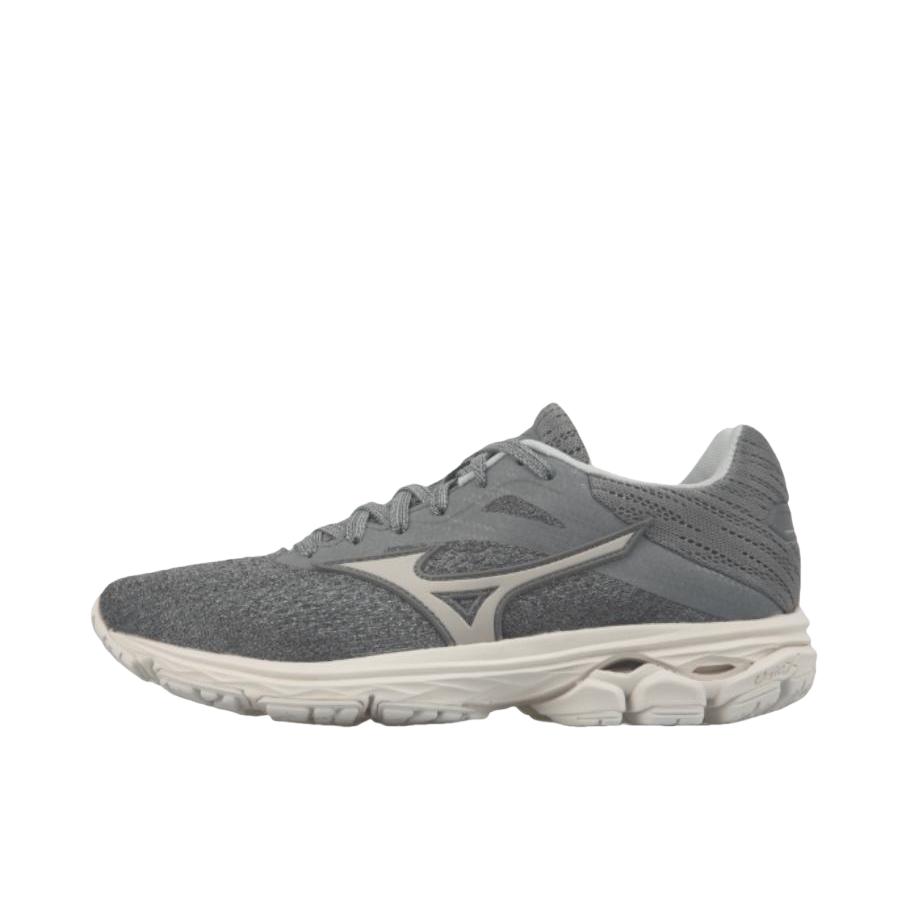 推荐商品：Mizuno/美津浓 Wave Rider 23 减震 防滑耐磨 舒适透气 简约百搭 网布 织物 合成革 马拉松 跑鞋 灰色