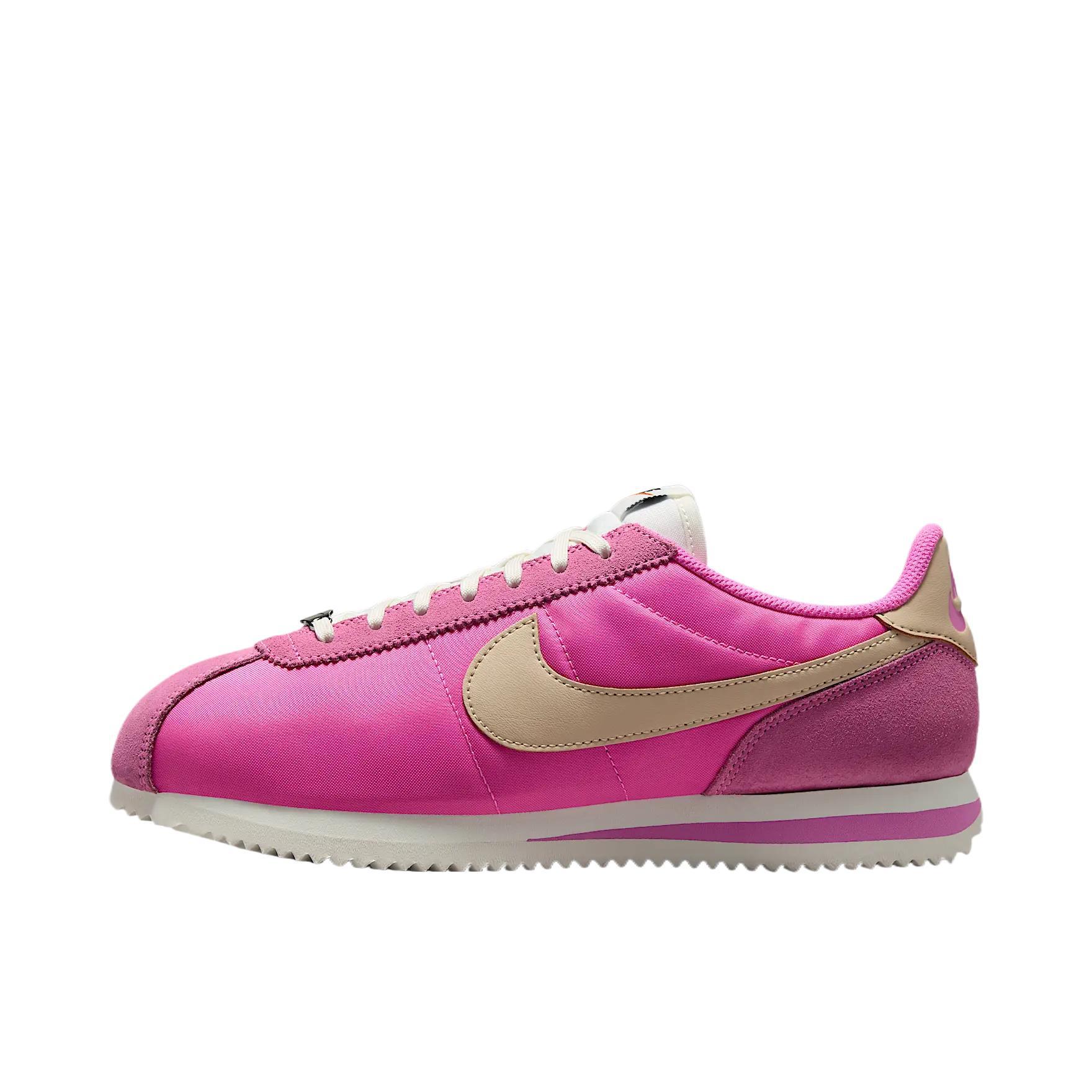 推荐商品：Nike Classic Cortez 阿甘鞋 跑鞋 防滑耐磨缓震透气轻便抓地舒适低帮耐穿贴合 女款/粉色/黄色