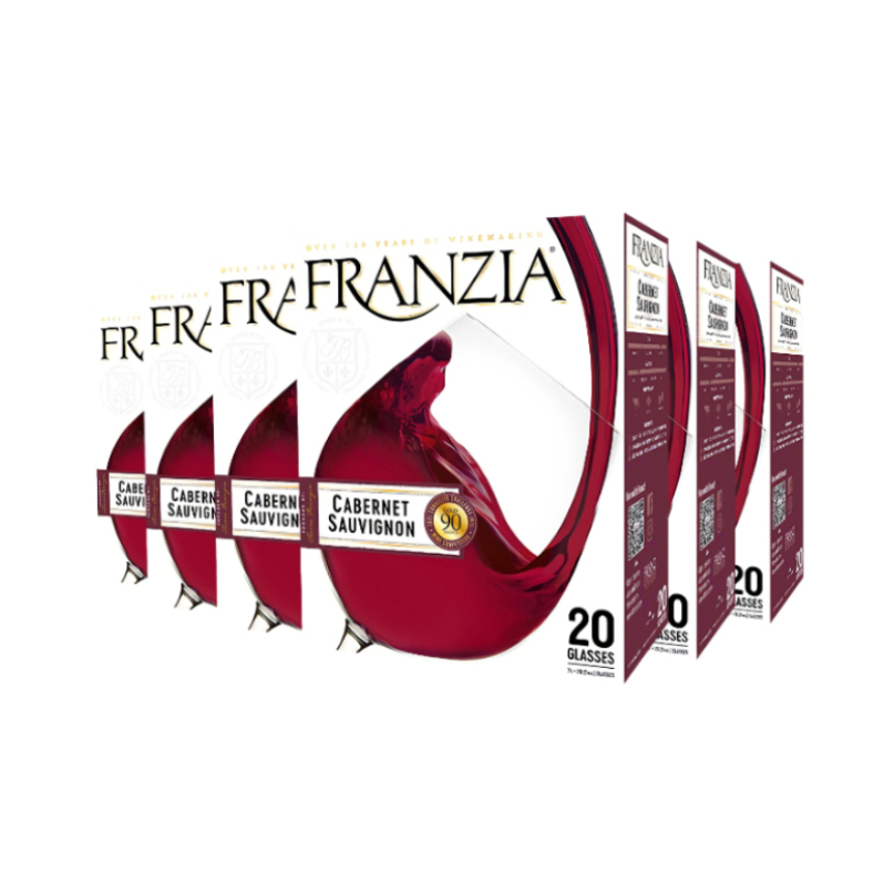 推荐商品：FRANZIA 柔顺红 干红葡萄酒 3L 13%vol 整箱装