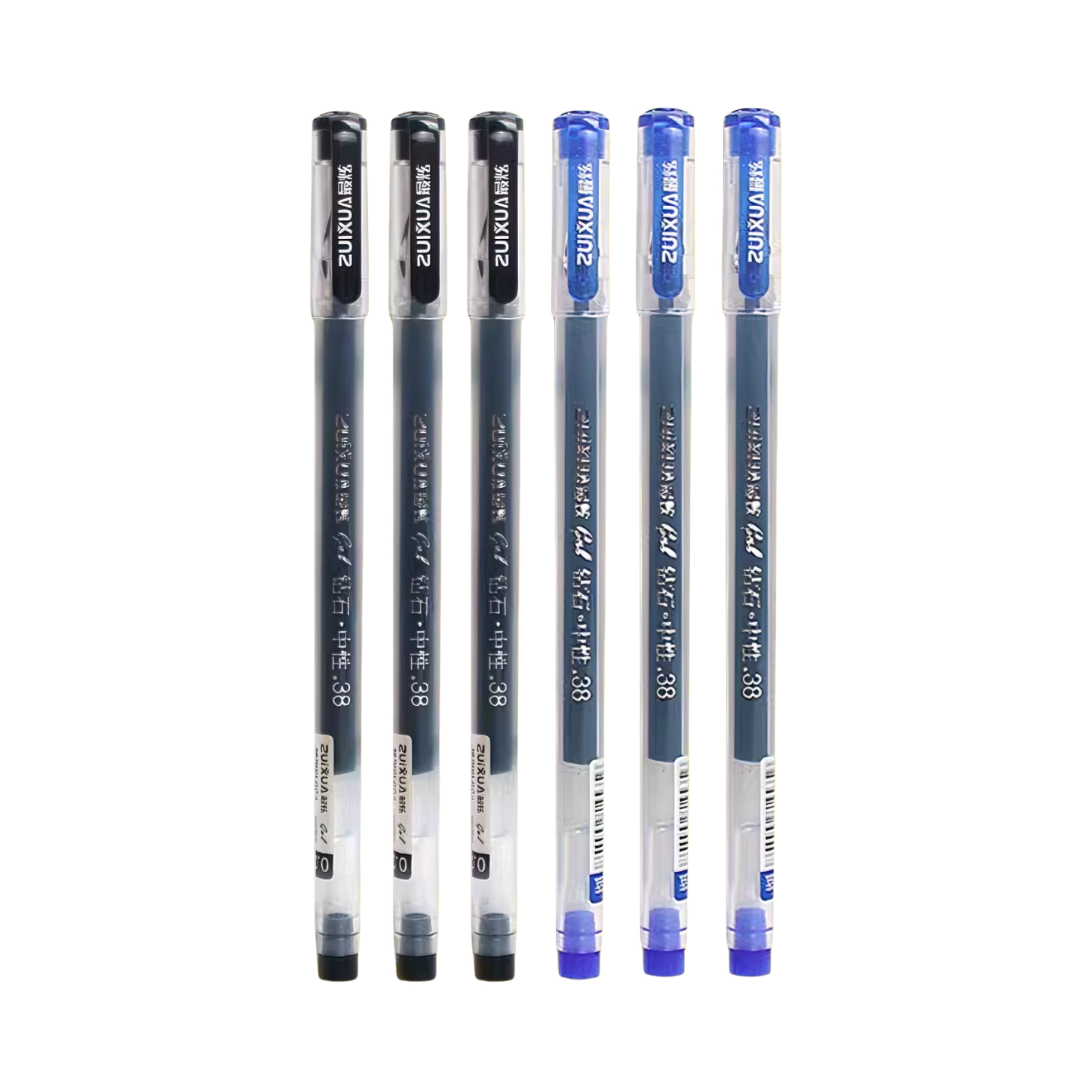 推荐商品：ZUIXUA/最炫 0.38mm 直液式全针管笔头 钻石头中性笔 2色组合