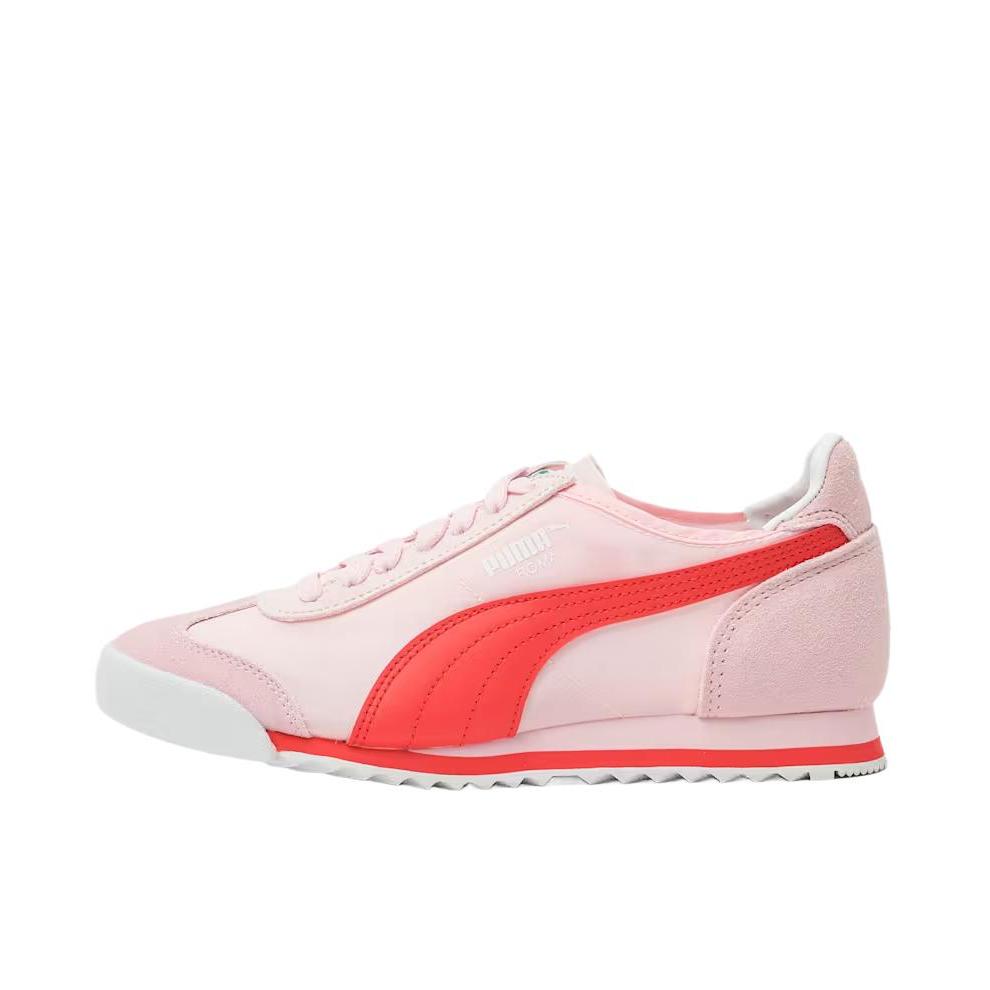 推荐商品：Puma/彪马 Roma 运动休闲鞋 时尚百搭防滑耐磨轻便减震舒适透气复古低帮 粉色
