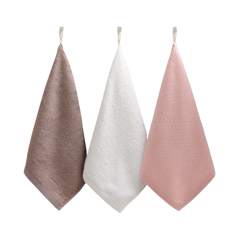 推荐商品：易音居 3条组合装 竹纤维柔软亲肤吸水毛巾