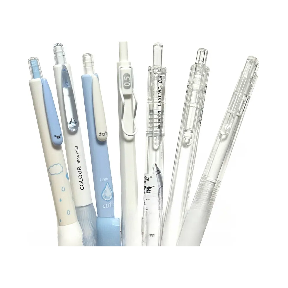 推荐商品：一木林 川屿鲸落系列 0.5mm ST尖 按动中性笔 套装