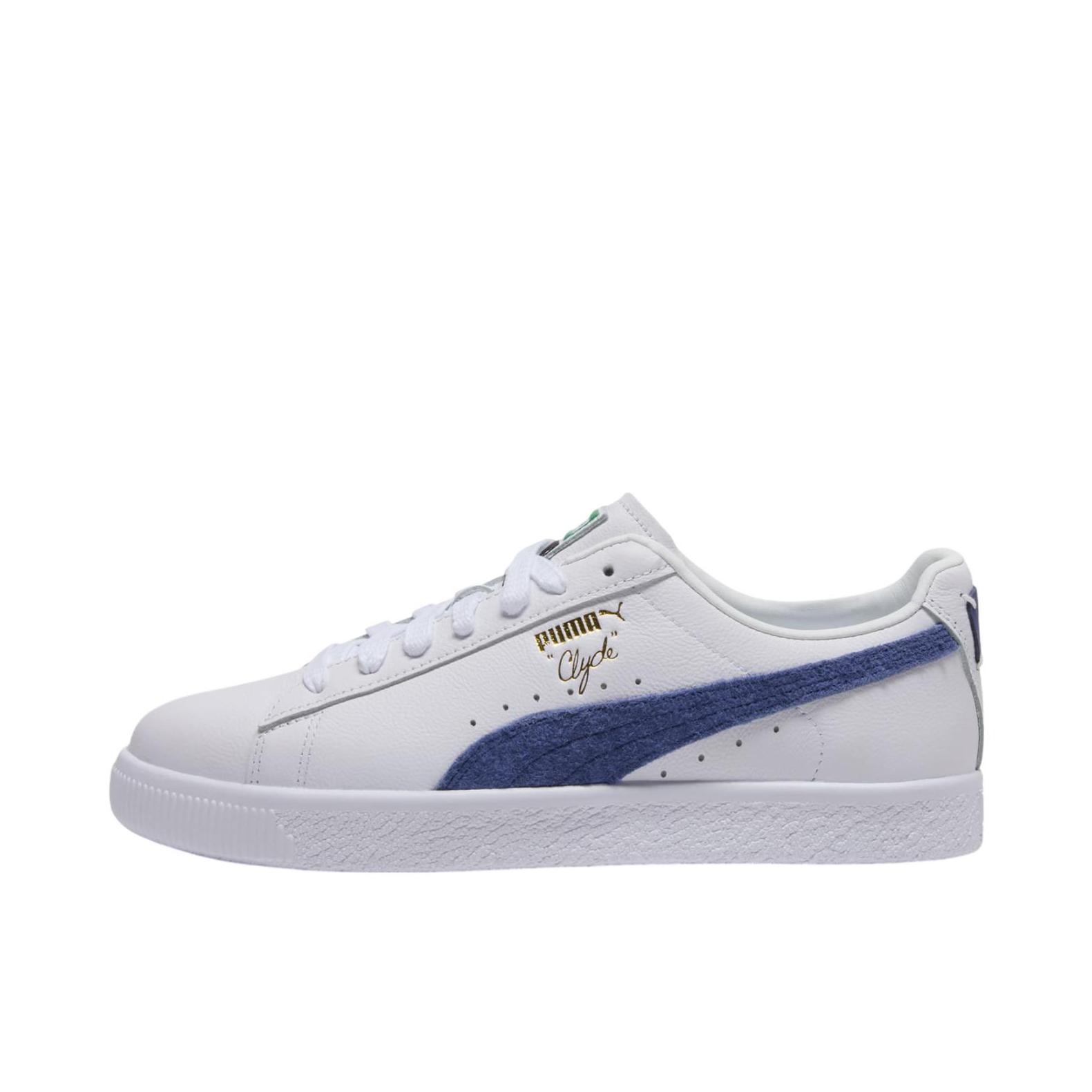 推荐商品：Puma/彪马 Capri 板鞋 复古百搭舒适轻便防滑耐磨 白色/水蓝色