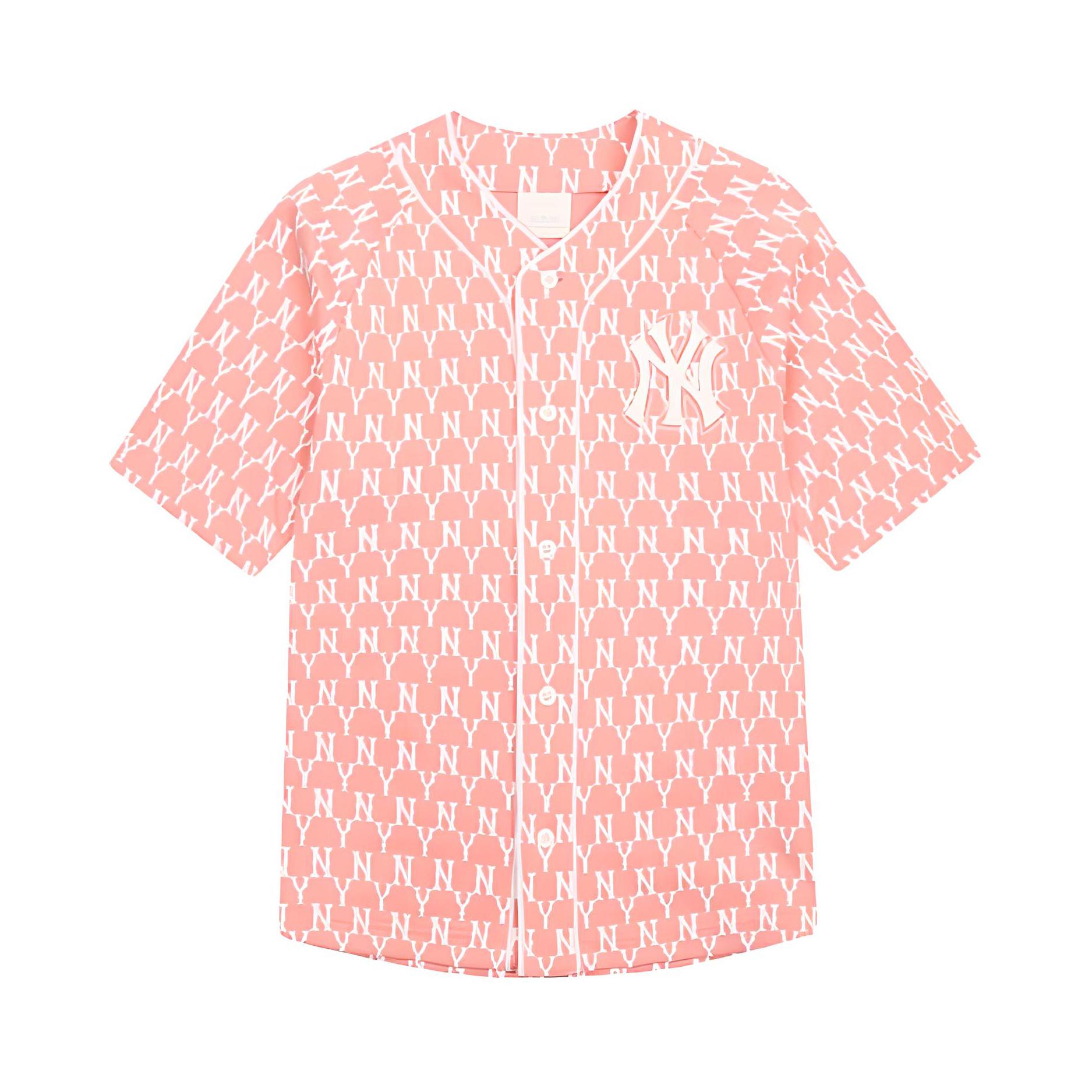 【冯正同款】MLB X NY 时尚短袖衬衫 男女同款 31BSU1111