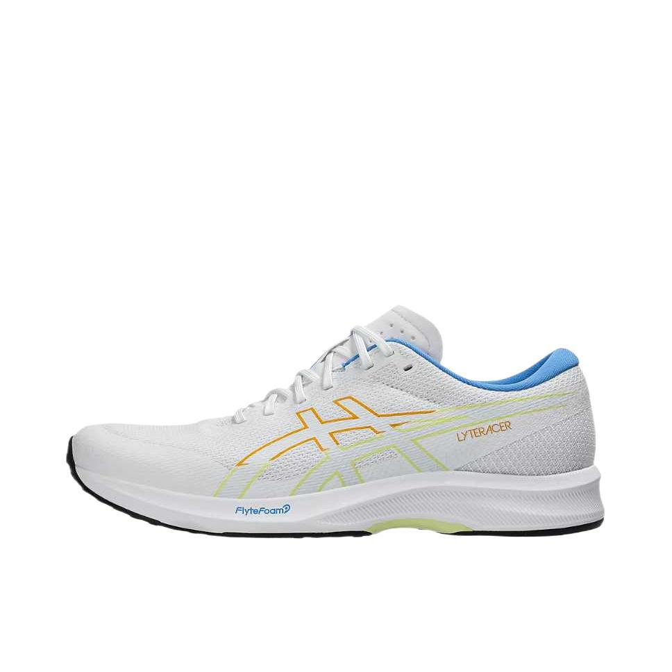 推荐商品：Asics/亚瑟士 LYTERACER 6 跑鞋 百搭简约低帮系带贴合 男款/白色