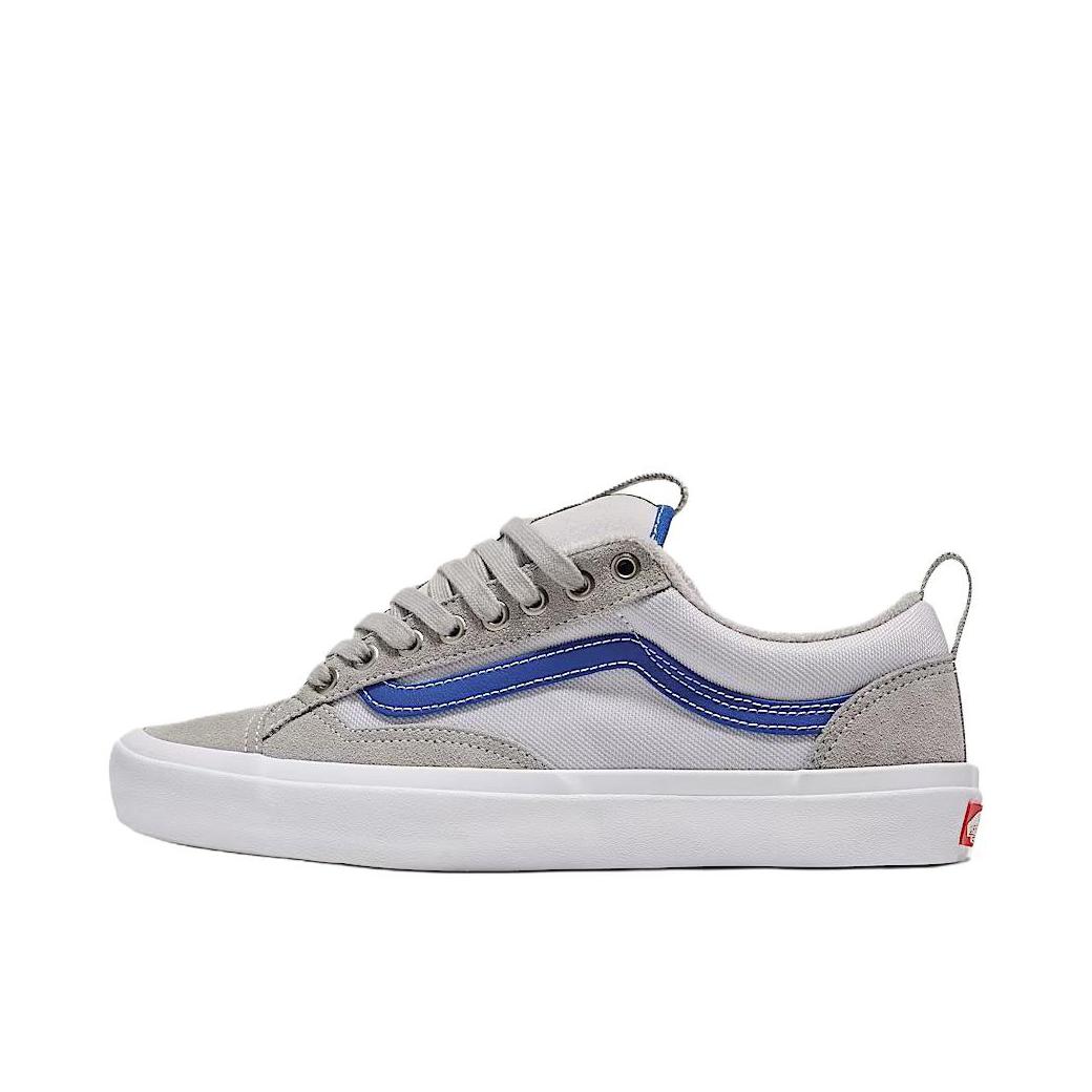 推荐商品：Vans/范斯 Old Skool 36 板鞋 简约复古时尚百搭防滑耐磨舒适减震轻便透气拼接贴合支撑 灰色/蓝色