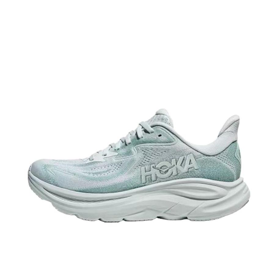 推荐商品：HOKA ONE ONE  CLIFTON 10  轻量 缓震 防滑 入门 训练 克利夫顿 10 跑鞋 女款/灰色