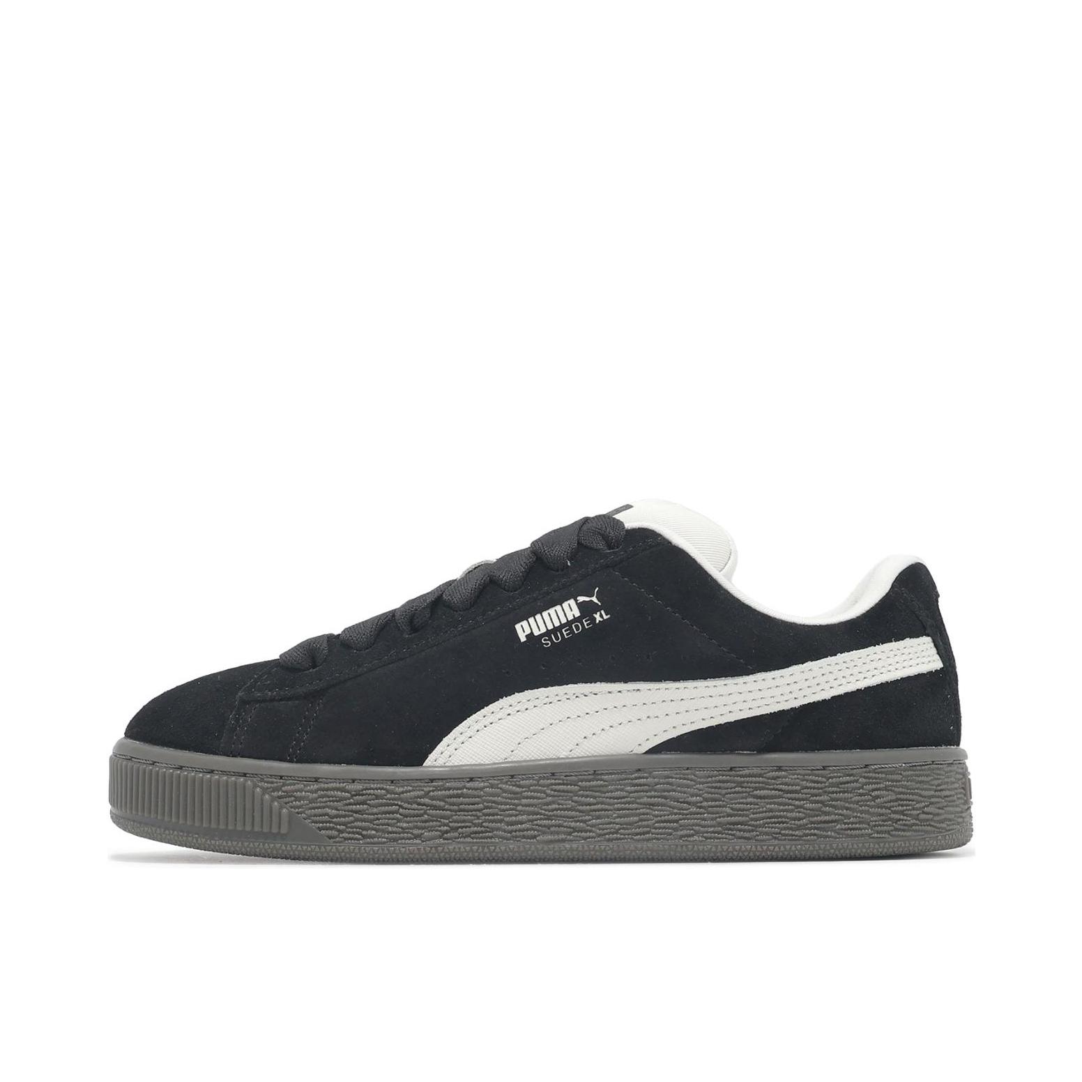 推荐商品：Puma/彪马 Suede XL 面包鞋 板鞋 薄底舒适百搭轻便耐磨复古 女款/纯黑色/白色