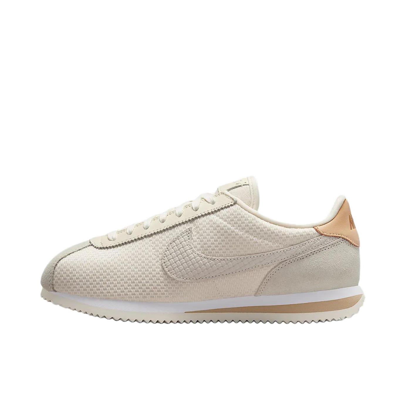 推荐商品：Nike Classic Cortez 阿甘鞋 跑鞋 防滑耐磨缓震透气轻便抓地舒适低帮耐穿贴合 帆白色
