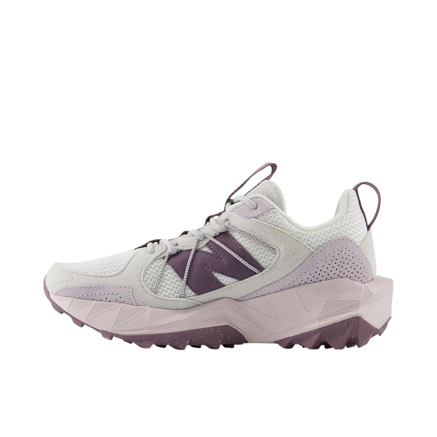 推荐商品：New Balance Tektrel 跑鞋 织物防滑减震耐用回弹防泼水贴合耐久支撑 B宽/女款/浅灰色