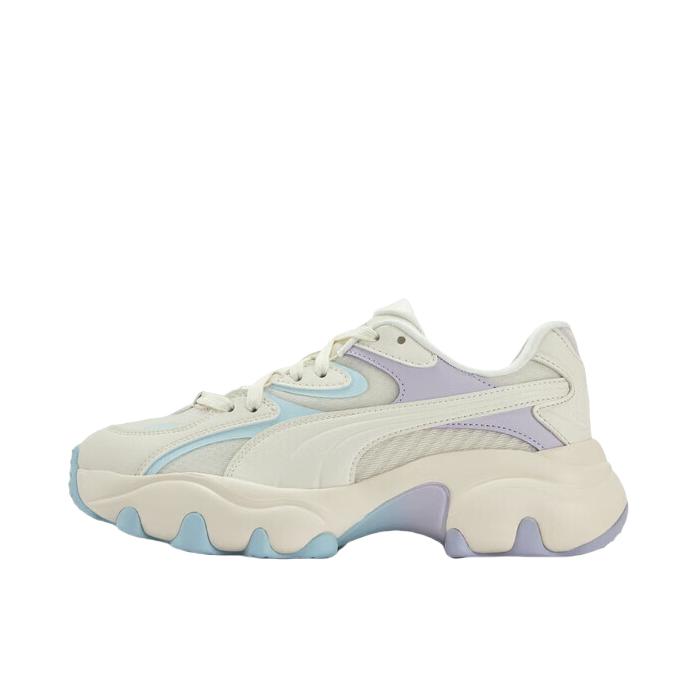 推荐商品：Puma/彪马 Pulsar Lite 运动休闲鞋 复古百搭舒适轻便防滑耐磨厚底 女款/白色/淡霜紫/水蓝色 