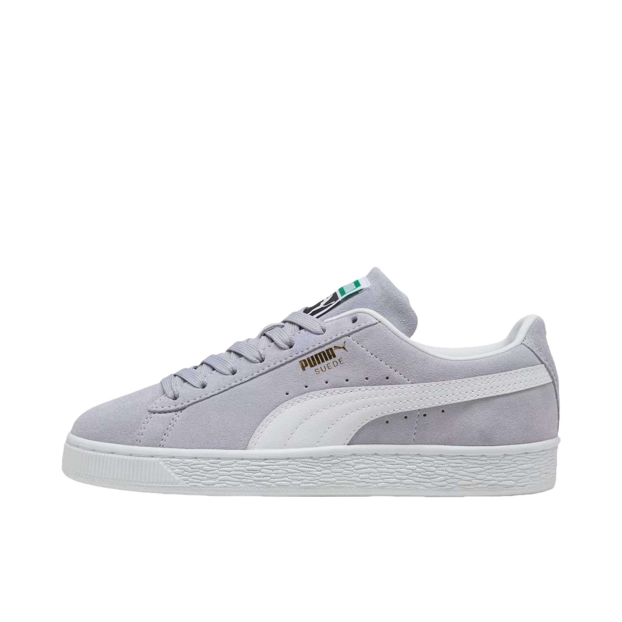 推荐商品：Puma/彪马 Suede Classic 面包鞋 板鞋 舒适百搭防滑耐磨轻便透气复古低帮圆头 灰色/ 白色 
