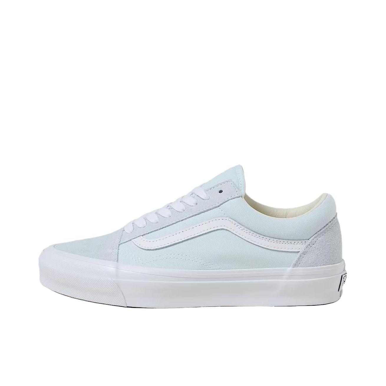 推荐商品：Vans/范斯 Premium Old Skool 板鞋 复古百搭时尚潮流防滑耐磨舒适低帮贴合 蓝色