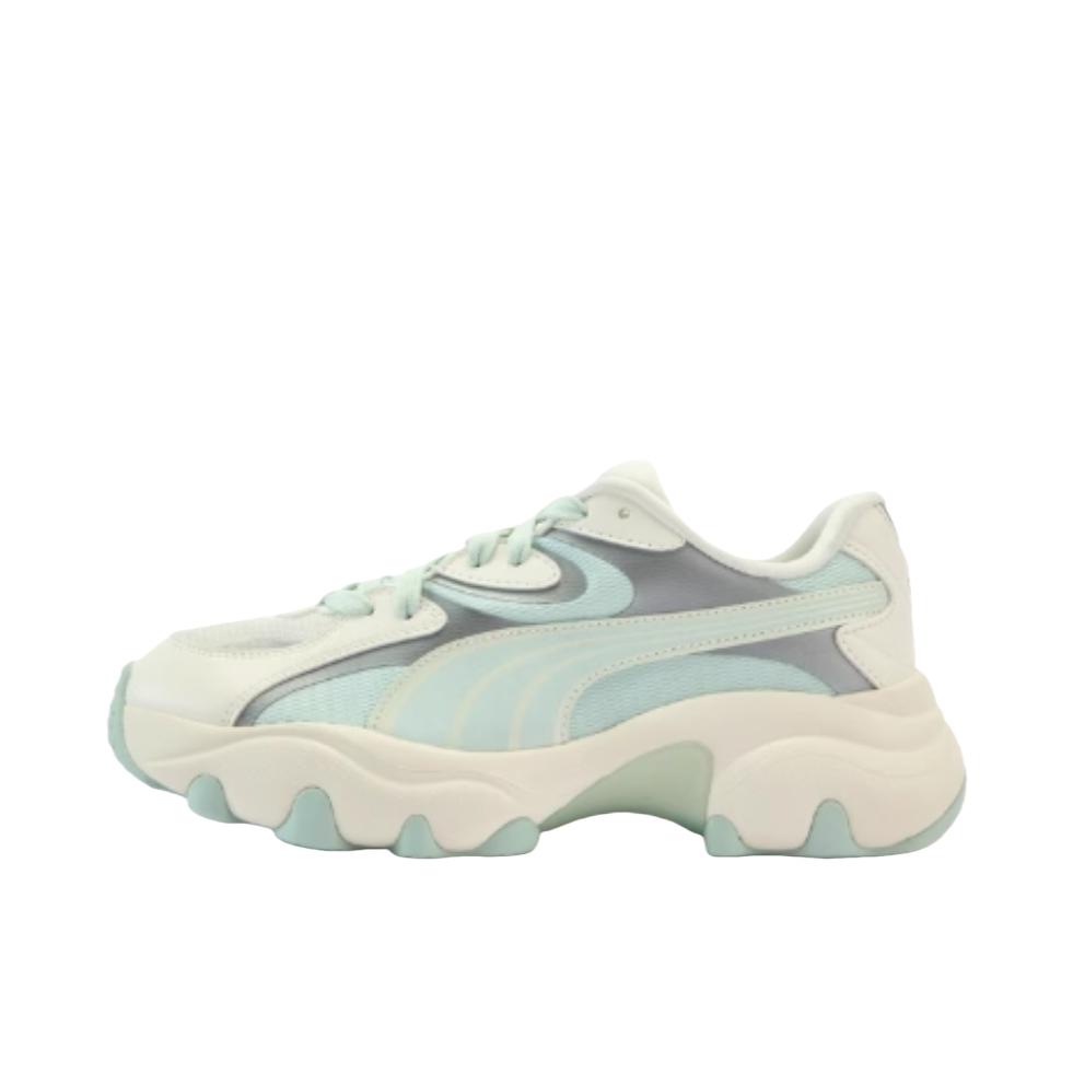 推荐商品：Puma/彪马 Pulsar Lite 运动休闲鞋 复古百搭舒适轻便防滑耐磨厚底 女款/白色/冰蓝色/银色