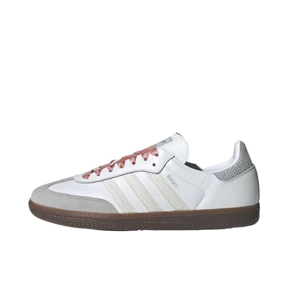 推荐商品：adidas Originals Samba OG T头鞋 板鞋 经典复古舒适百搭耐磨合成革圆头薄底贴合 女款/橡胶白 