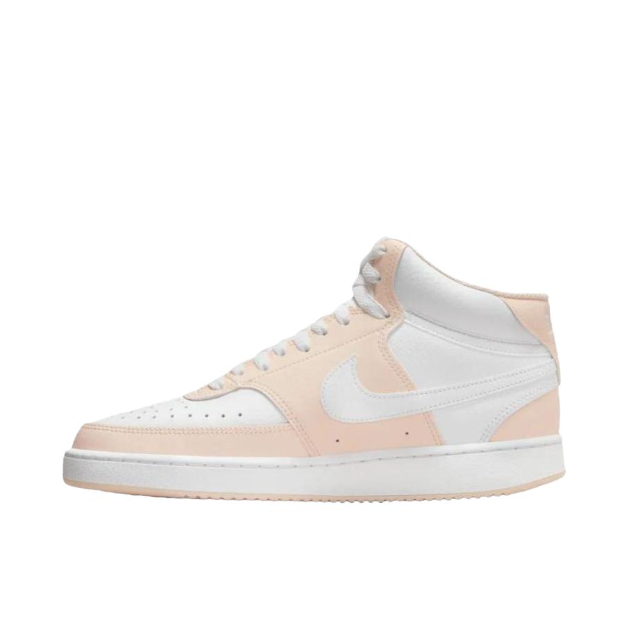 推荐商品：Nike Court Vision 板鞋 复古缓震抓地防滑轻便 女款/珍珠白色/粉色