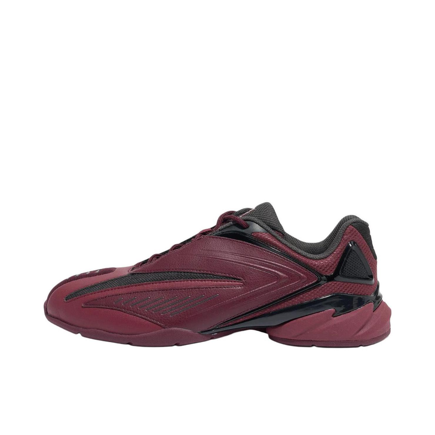 推荐商品：FILA/斐乐 Ritmo 皮革 柔软 防滑 耐磨 运动休闲鞋 红色/黑色 