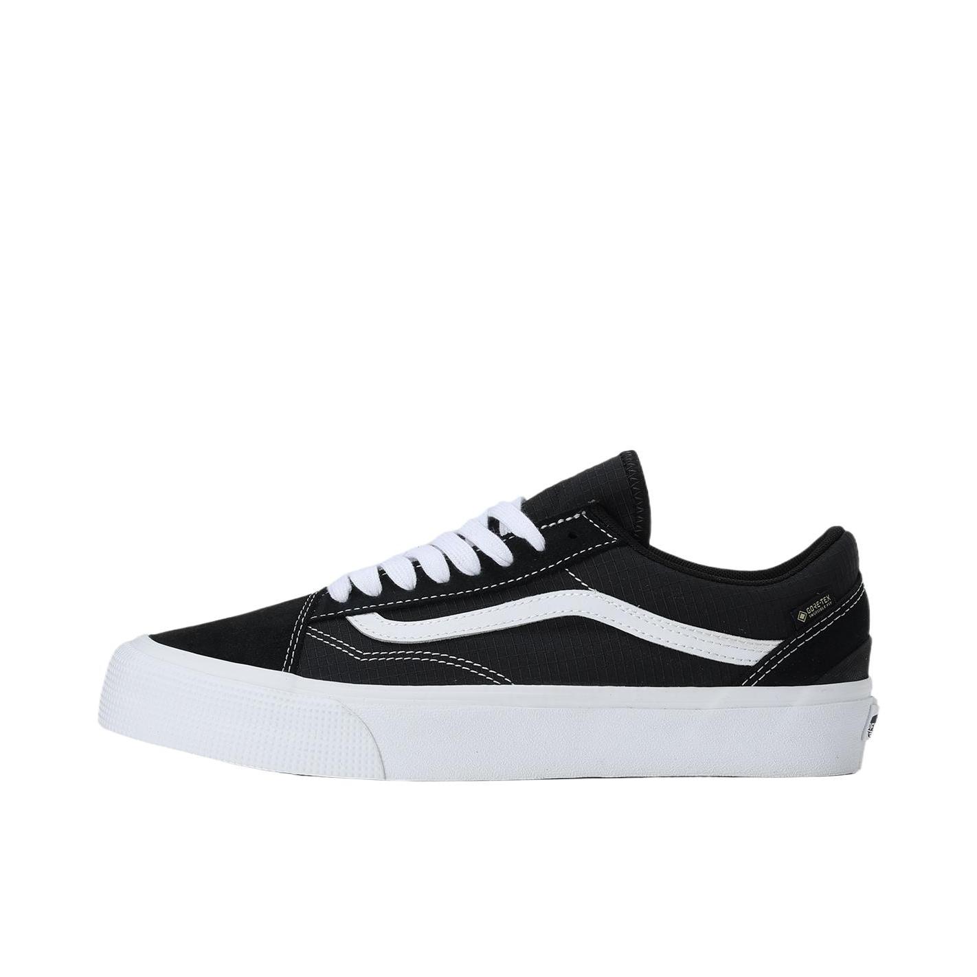 推荐商品：Vans/范斯 Old Skool 滑板鞋 板鞋 轻便防滑复古舒适经典 墨黑色/纯白色