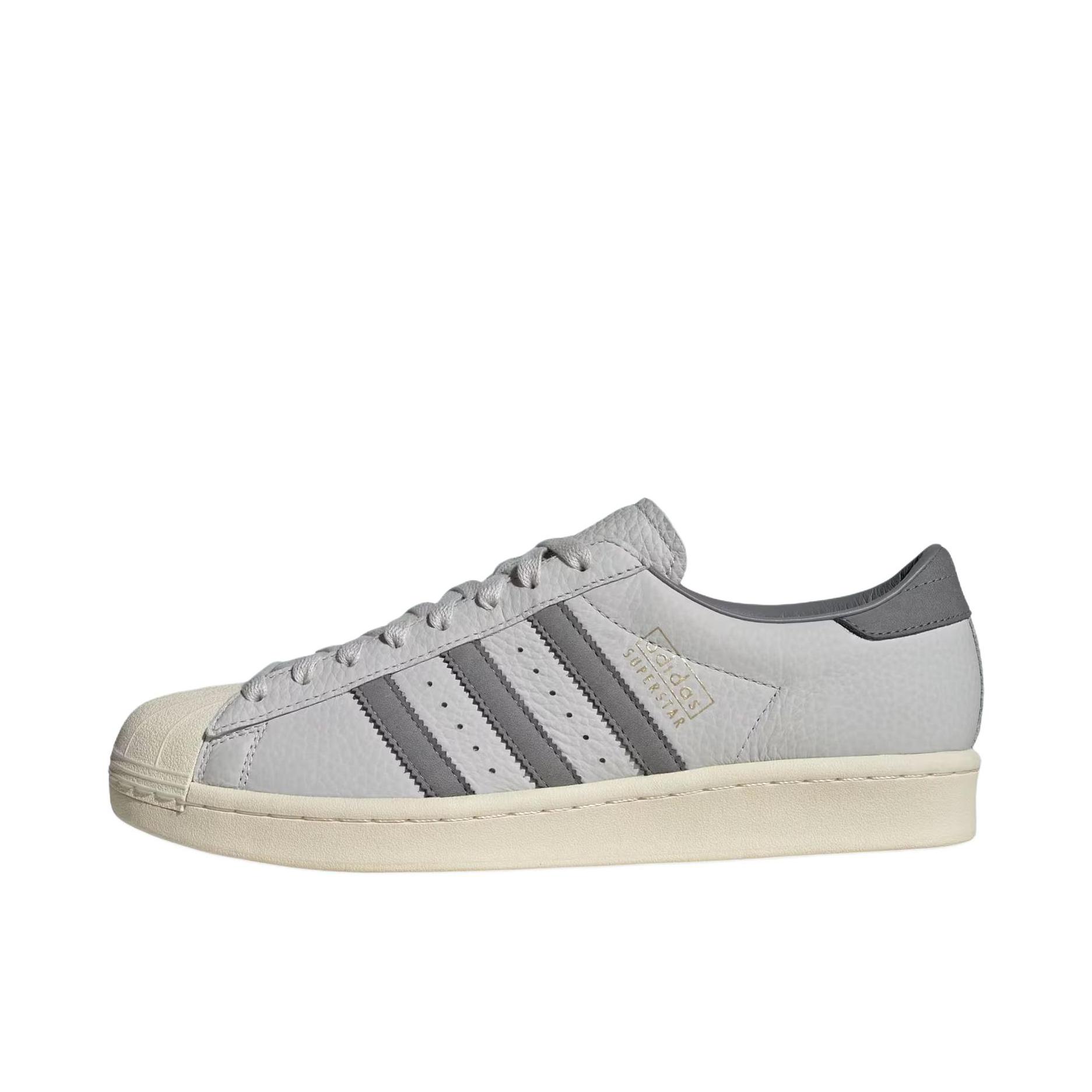 推荐商品：【宋雨琦同款】 adidas Originals Superstar 板鞋 轻便贝壳头薄底舒适百搭耐磨复古 灰色/乳白色