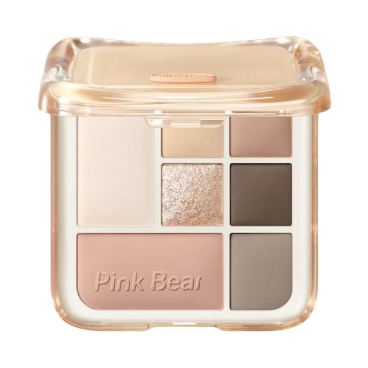 推荐商品：PINK BEAR/皮可熊 七色面部综合盘 修容提亮 10g
